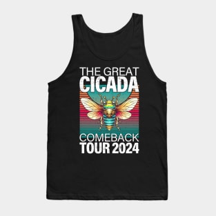 Cicada Comeback Tour 2024 Return Of The Cicadas Tank Top